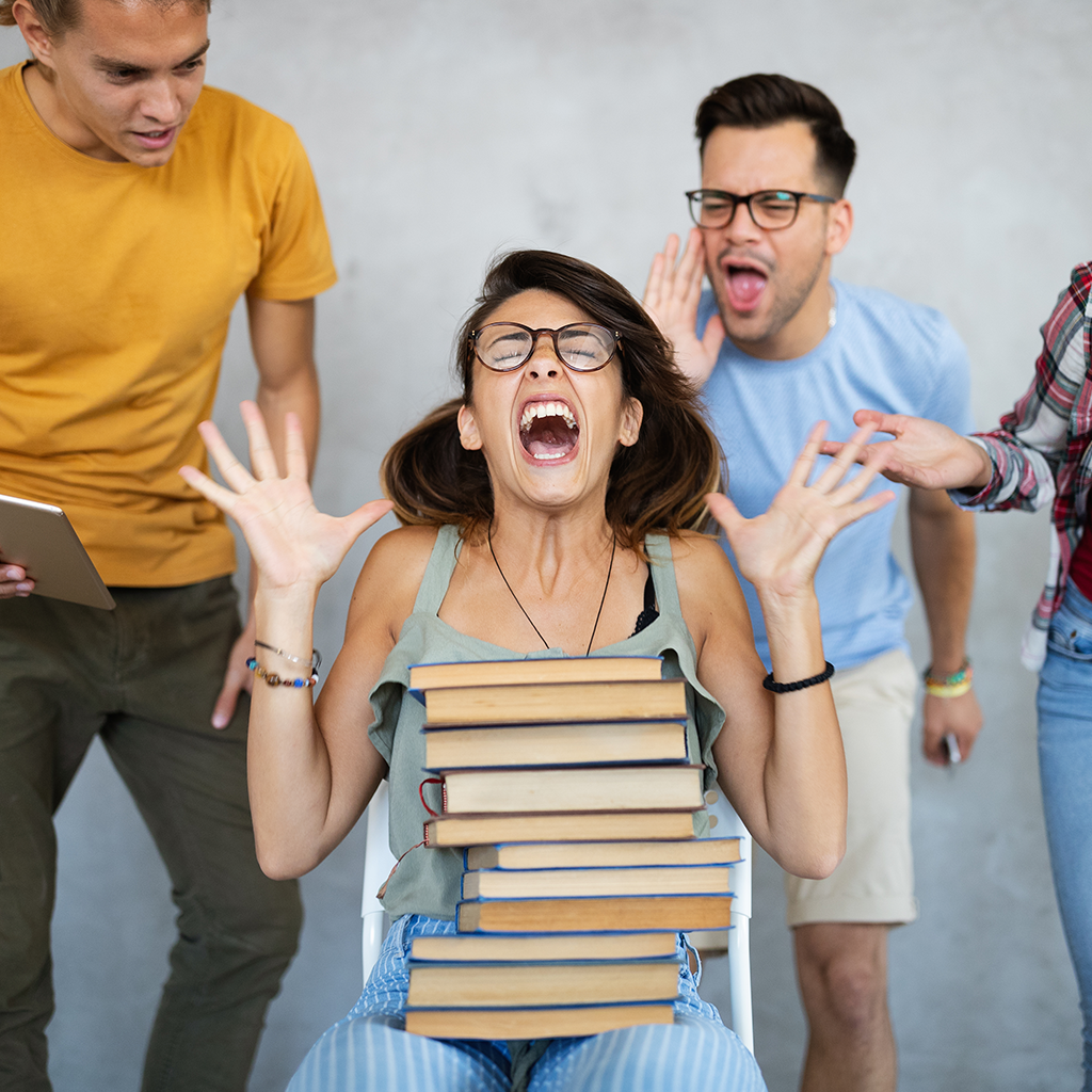 frustrated students